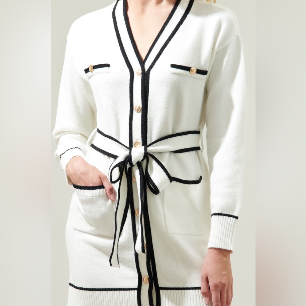 Lovely Jewel Button Cardigan Sweater